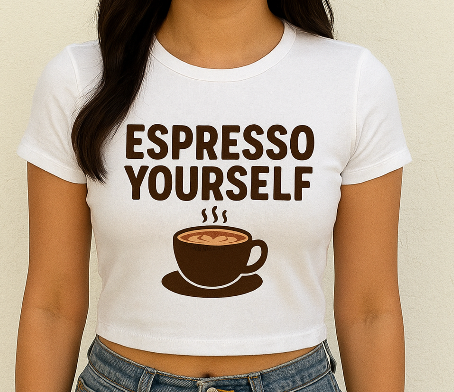 ☕ Espresso Yourself – Crop Tee
